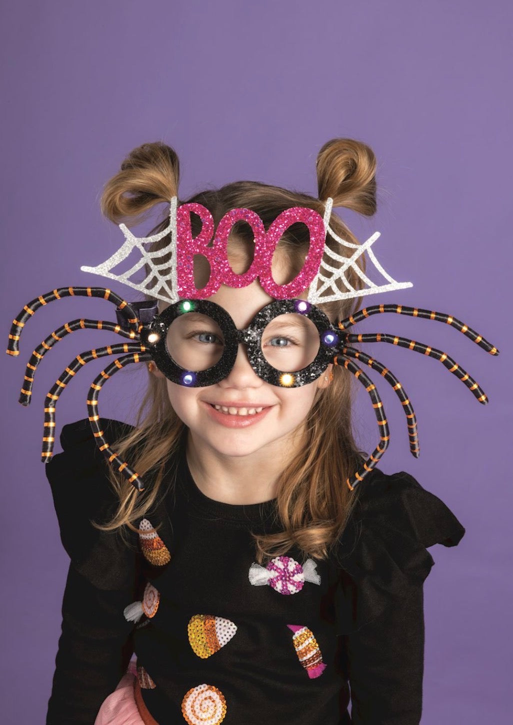 Light Up Tacky Halloween Glasses