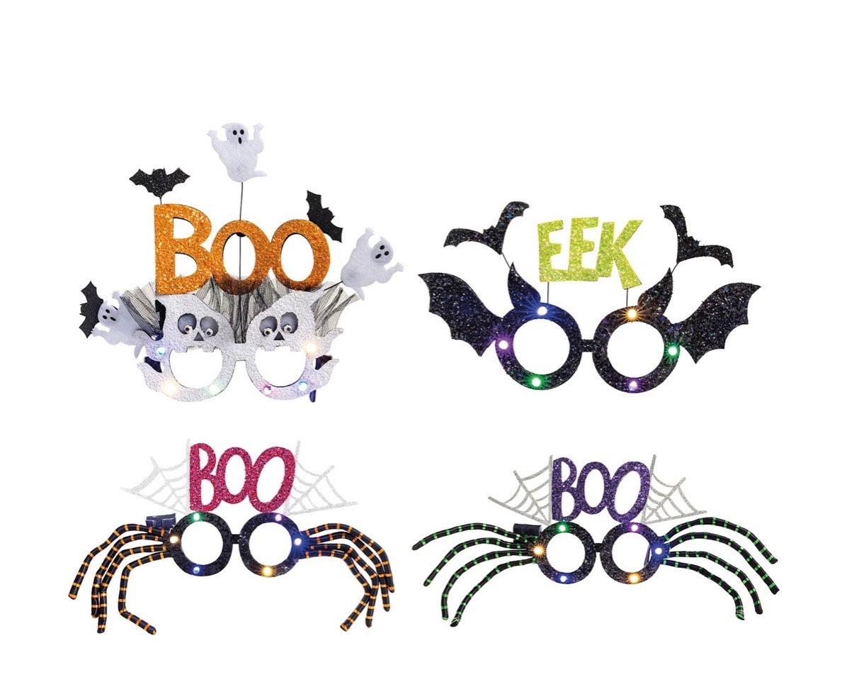 Light Up Tacky Halloween Glasses