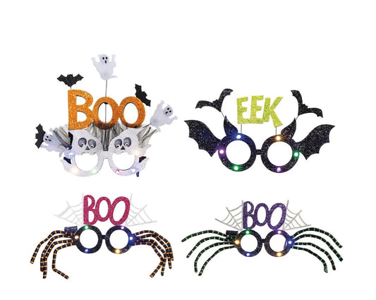 Light Up Tacky Halloween Glasses