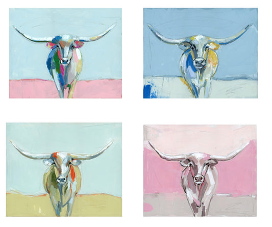 Longhorns on Canvas