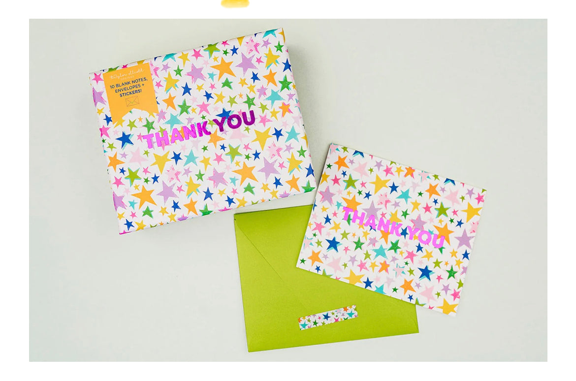 Stars Thank You Boxed Note Card