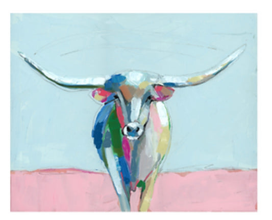 Longhorns on Canvas