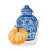 Topiary and Pumpkin Acrylic Sitter