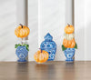 Topiary and Pumpkin Acrylic Sitter