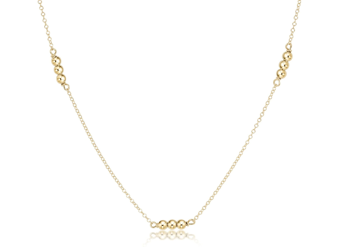 15" choker joy simplicity chain gold - 3mm