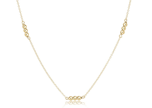 15" choker joy simplicity chain gold - 3mm