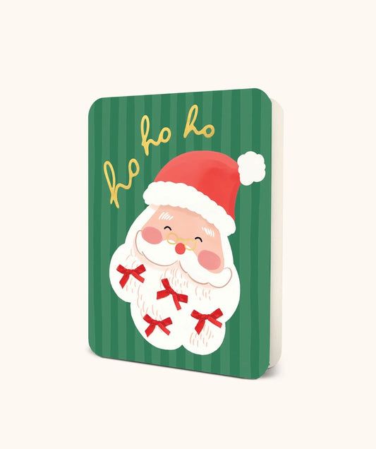 Jolly Saint Nick Deluxe Greeting Card
