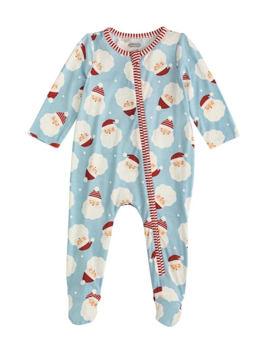 Blue Santa Glow Baby Sleeper