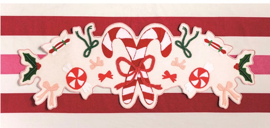 Candy Cane Table Mat