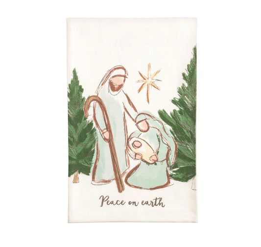 Peace on Earth Tea Towel
