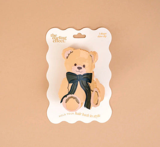 Teddy Bear Claw Clip