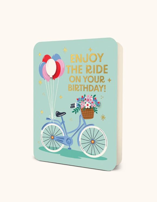 Enjoy the Ride Deluxe Greeting Card