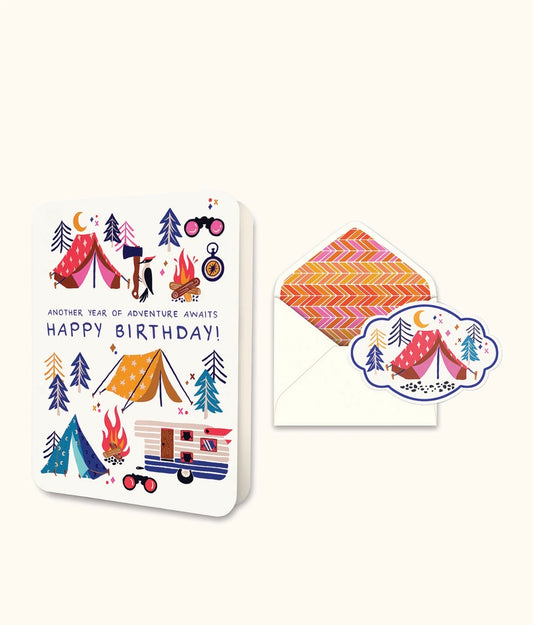 Adventure Awaits Deluxe Greeting Card