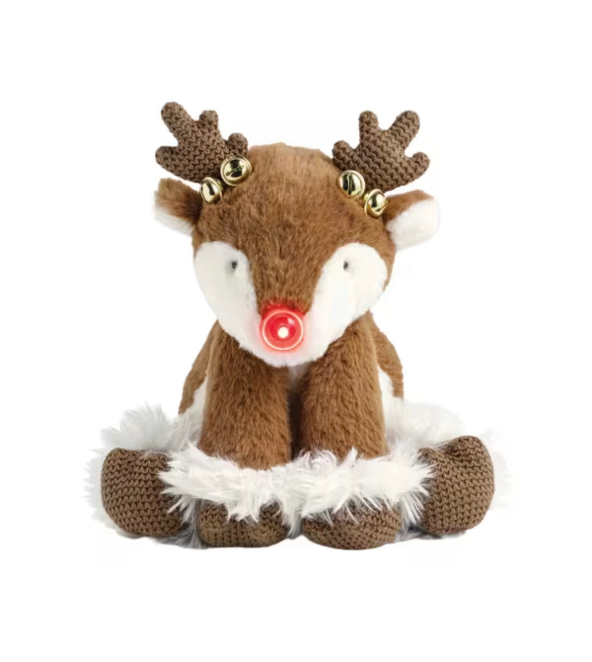 JINGLE REINDEER LIGHT-UP PLUSH PAL