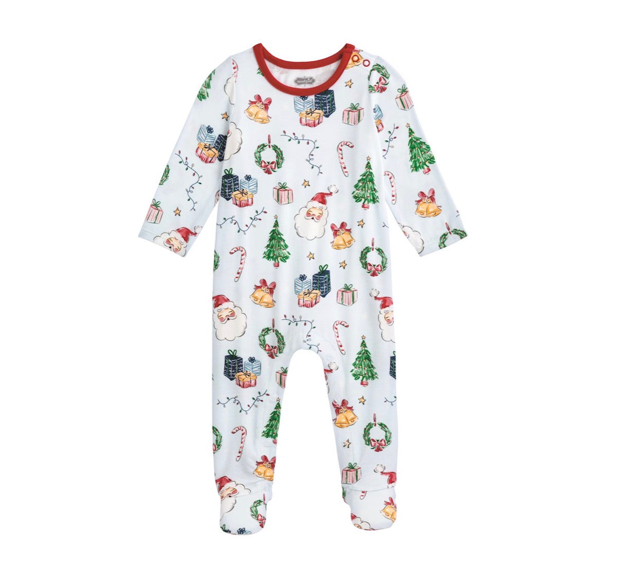 Blue Christmas Pajama Sleeper