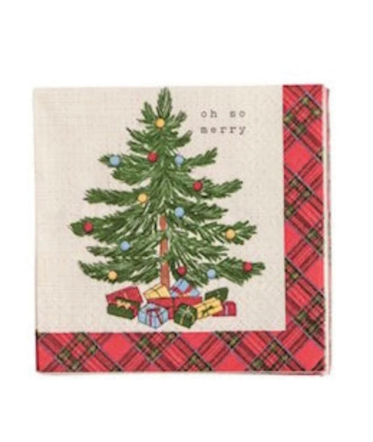Classic Christmas Cocktail Napkin