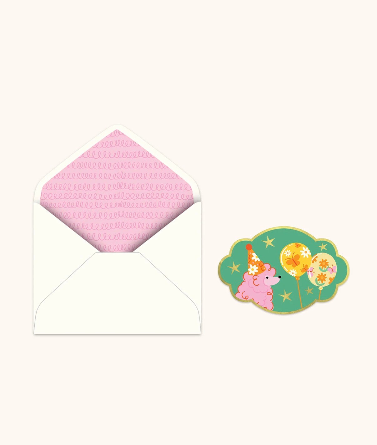 Paw-ty Time Deluxe Greeting Card