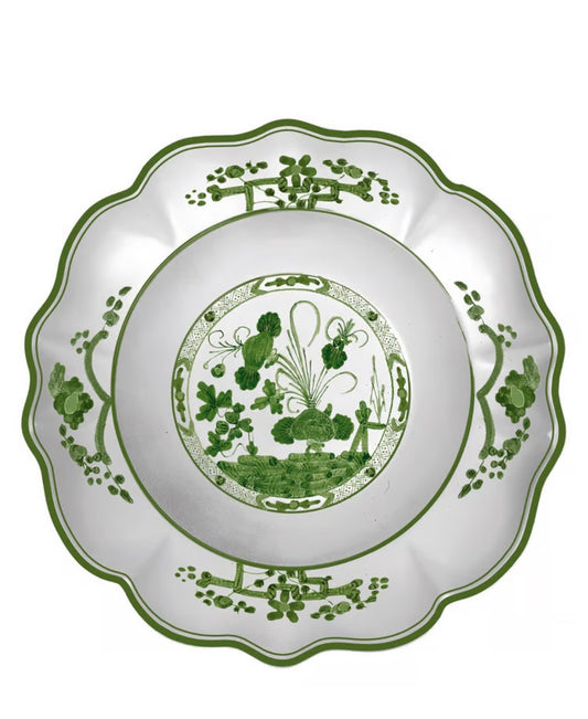 VIDA Faenza Bowl (Green and White)