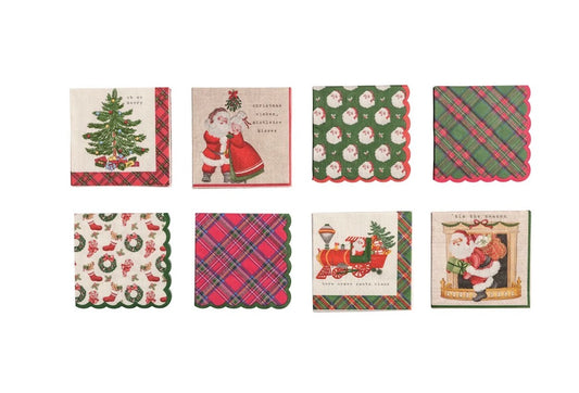 Classic Christmas Cocktail Napkin