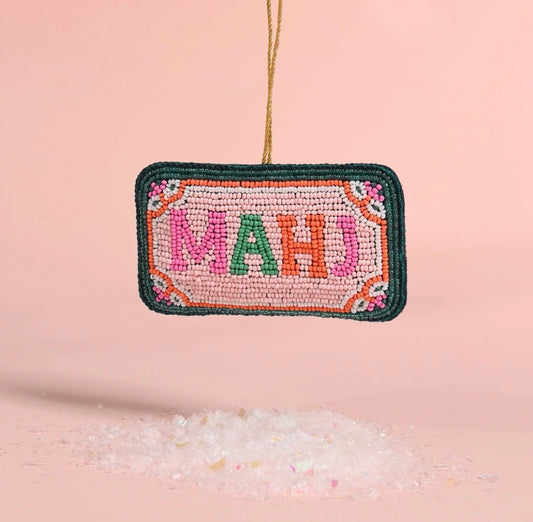 Mahj Beaded Ornament