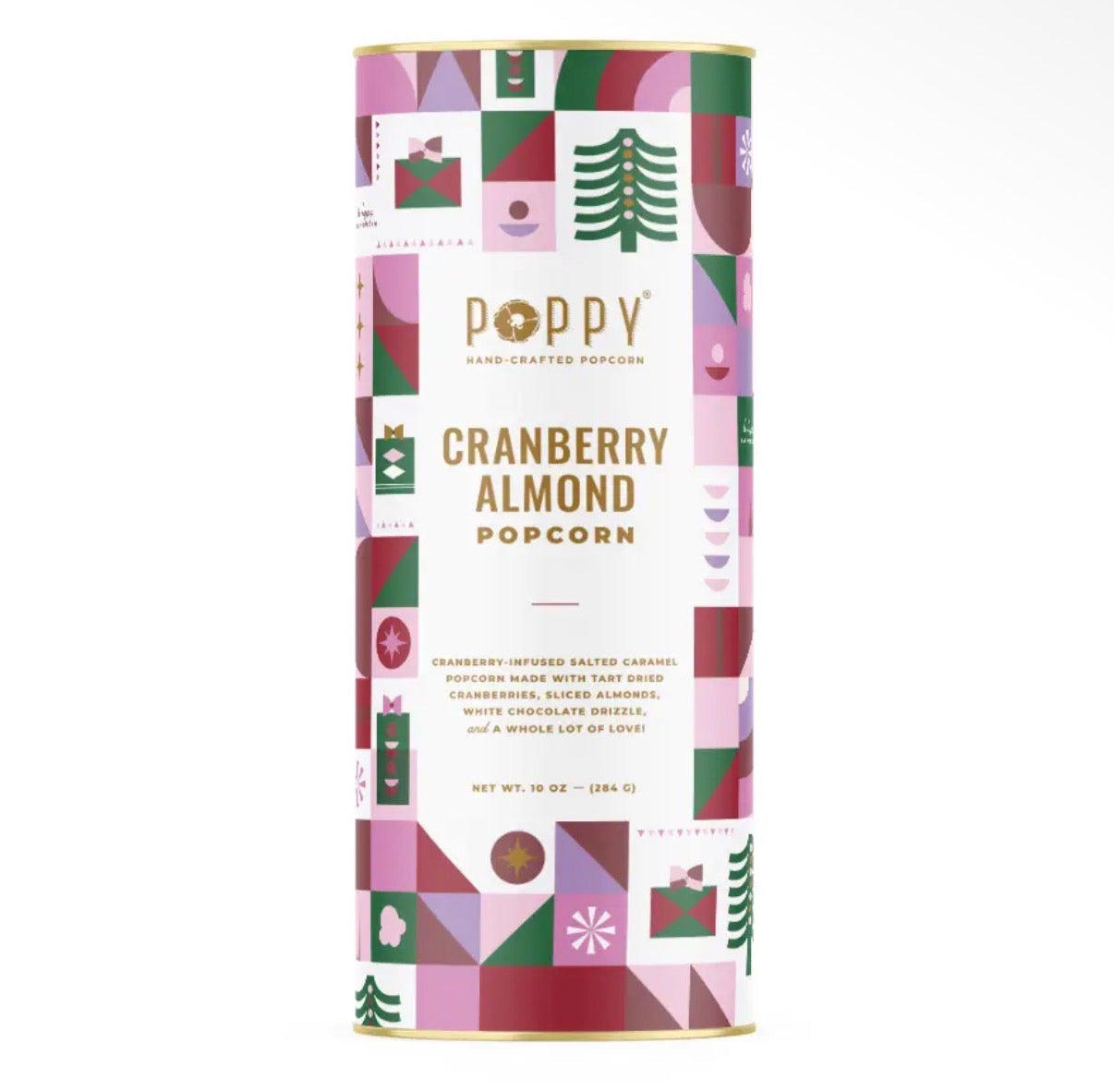 Cranberry Almond Popcorn Cylinder