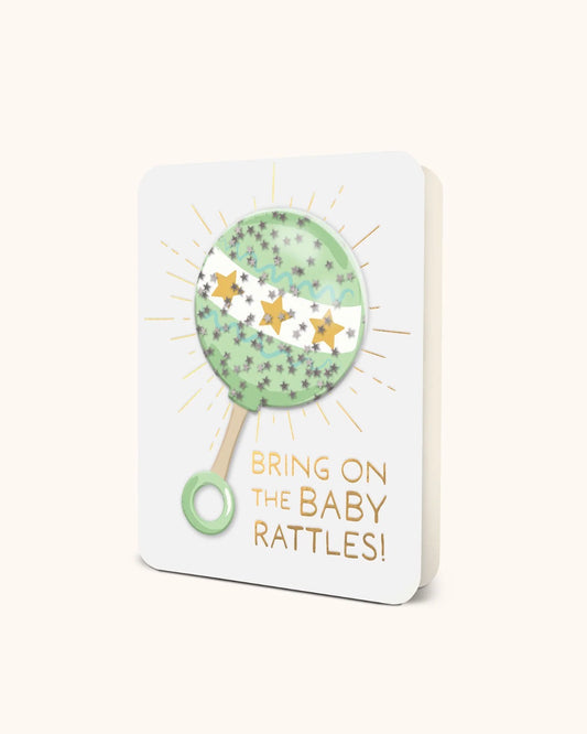 Ready to Rattle Deluxe Greeting Card