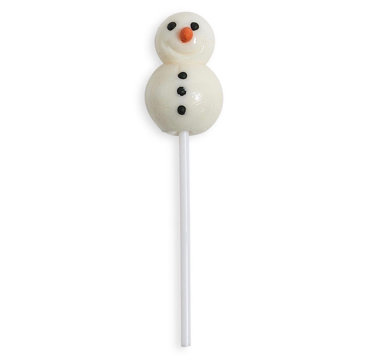 Vanilla Snowman Lollipop