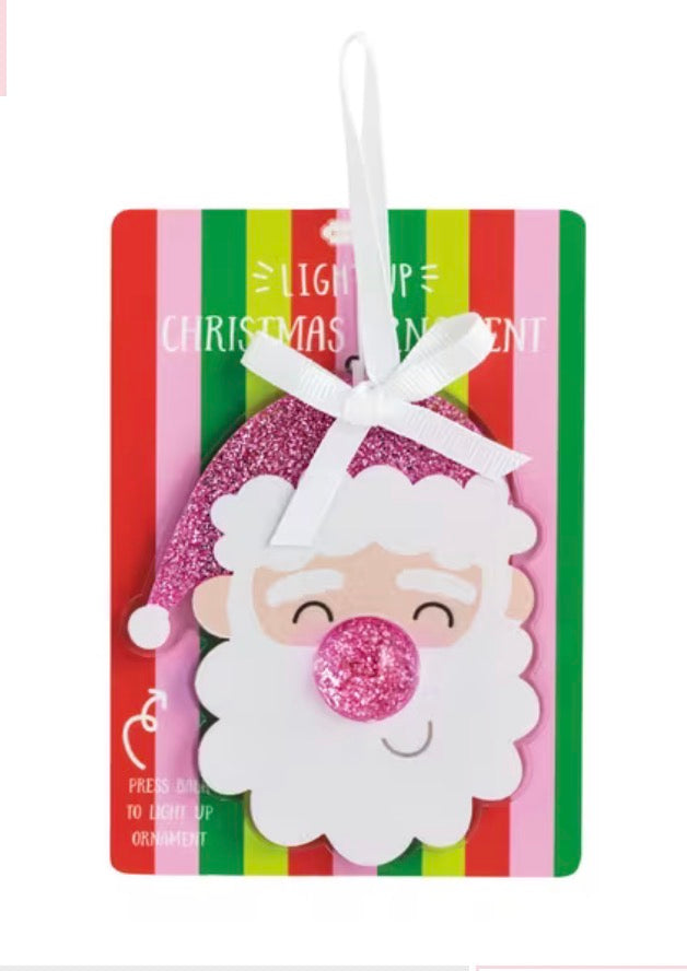 SPARKLE LIGHT-UP CHRISTMAS ORNAMENT