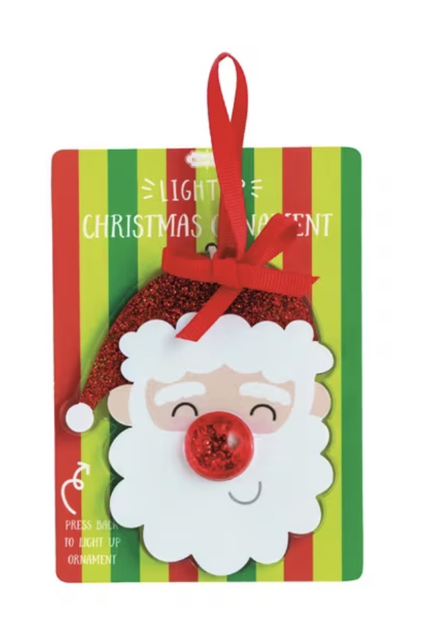 SPARKLE LIGHT-UP CHRISTMAS ORNAMENT