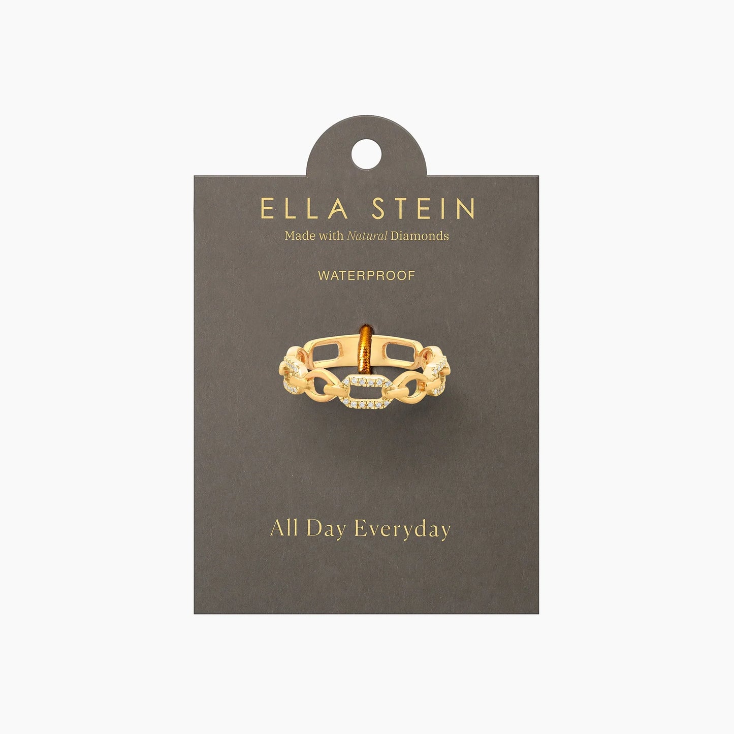 Gold Linked Forever To You Stack Ring