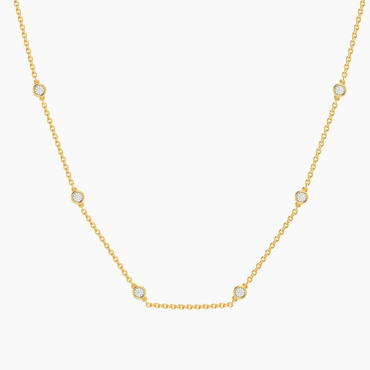 Gold In the Loop Chain Necklace