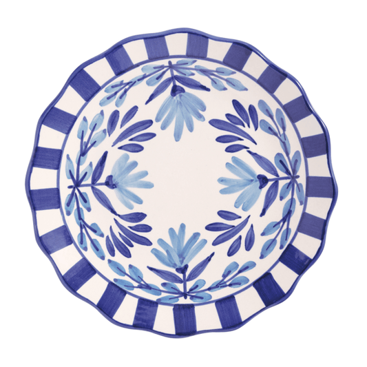 Blue Round Plate