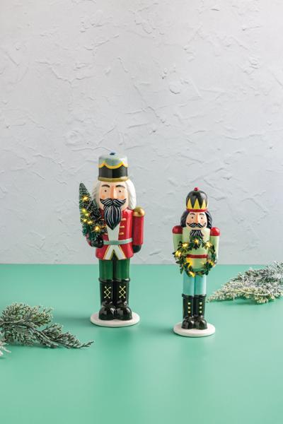 Light-Up Nutcracker Sitter