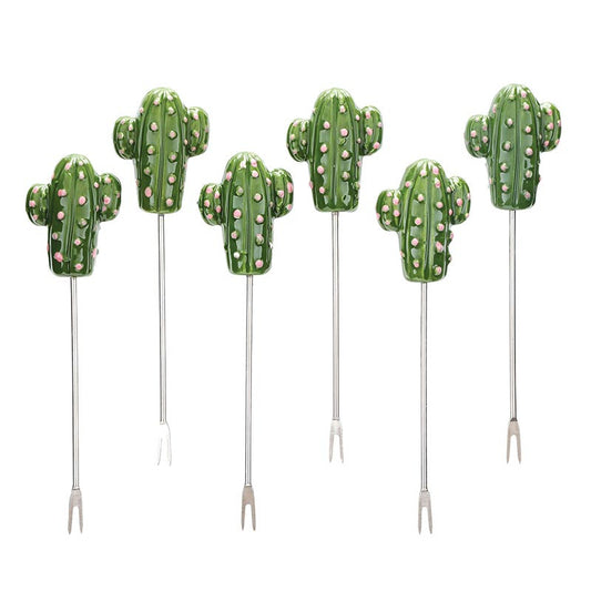 Cactus Picks - Set of 6