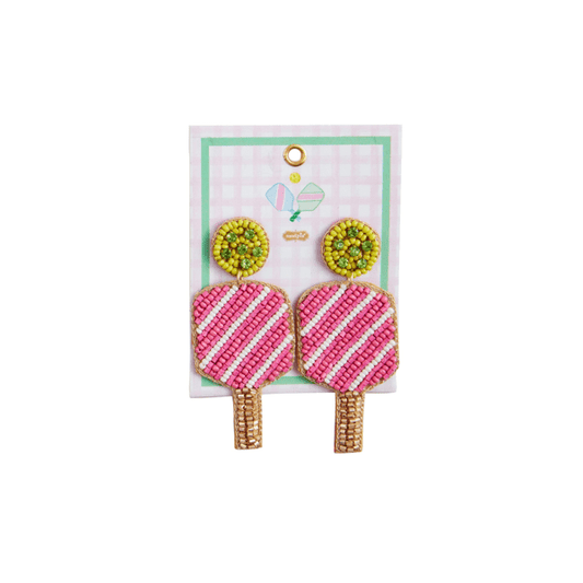 Beaded Sports Earrings