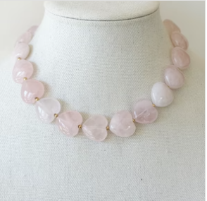 Maizy Stone Heart Necklace, XL