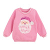 Santa Merry & Bright Sequin Sweatshirt