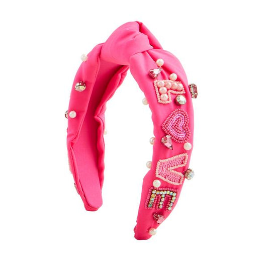 Valentine Beaded Headband