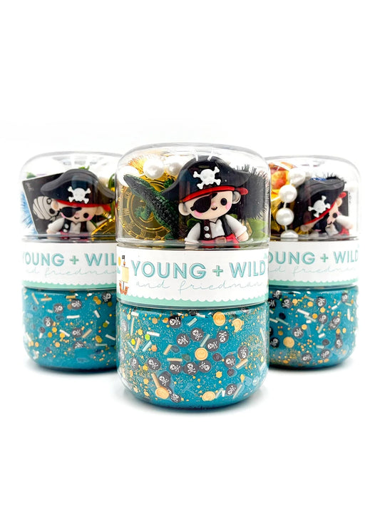 Pirate Grab & Go Dough Jar