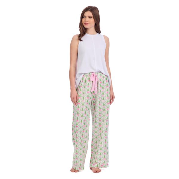 Bow and Tree Pajama Pants