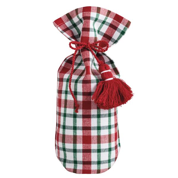 Holiday Cloth Wine Bag