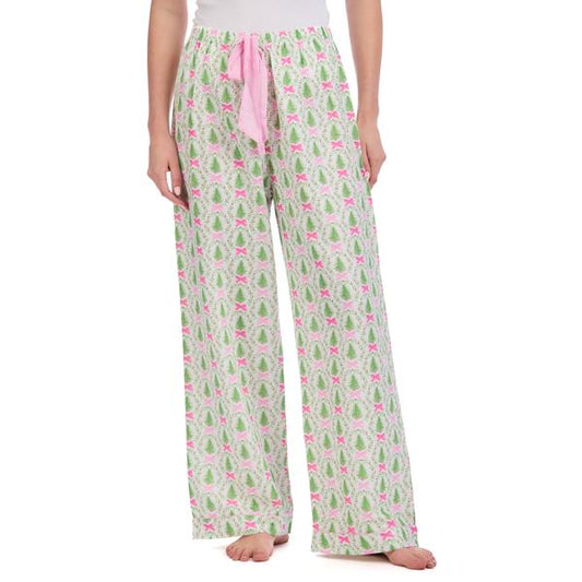 Bow and Tree Pajama Pants
