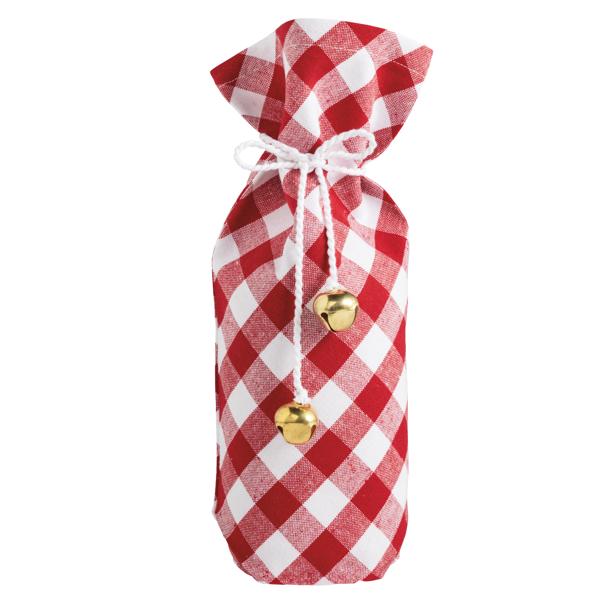 Holiday Cloth Wine Bag