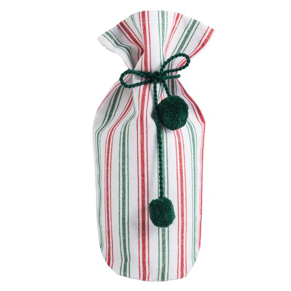 Holiday Cloth Wine Bag