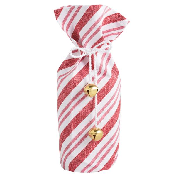 Holiday Cloth Wine Bag