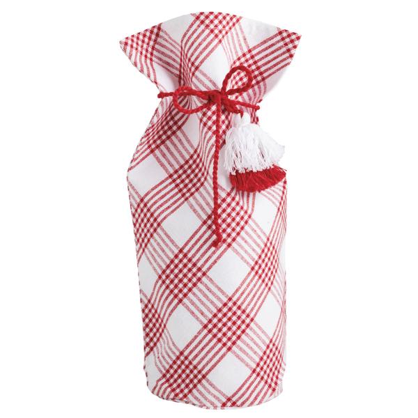 Holiday Cloth Wine Bag
