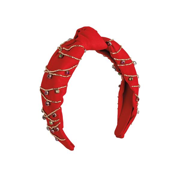 Holiday Beaded Headband