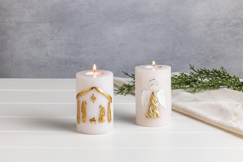 Holiday Refillable Candle Set