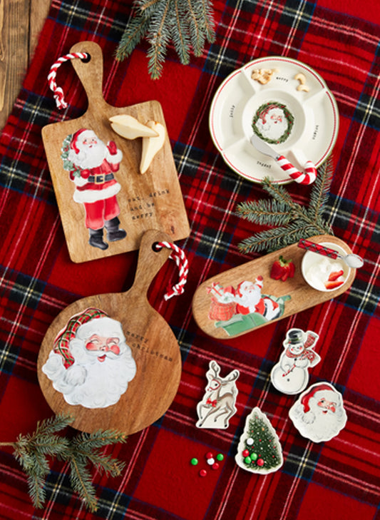 Santa Wood Enamel Board