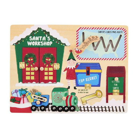 Santa Busy Board Puzzle